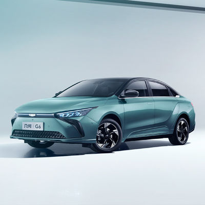 좋은 가격 480km 범위 2023 EV 전기 자동차 기하학 G6 디자인 배터리 에너지 자동차 4도어 5석 체구 구조 온라인으로
