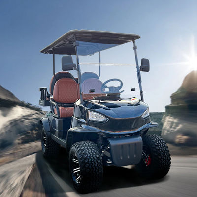 좋은 가격 지원 ODM OEM 6-석 승강장 골프 카트와 화물 상자 70~90km 운전 마일리지 전기 가동 골프 사냥 카트 온라인으로