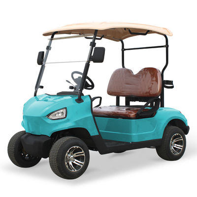 좋은 가격 NL-G2020 48V 5KW 골프 카트 차 2 승객 최대 속도 15.5mph 25hp 및 타이어 크기 205/50-10 타이어 지름 18.1in 460mm 온라인으로