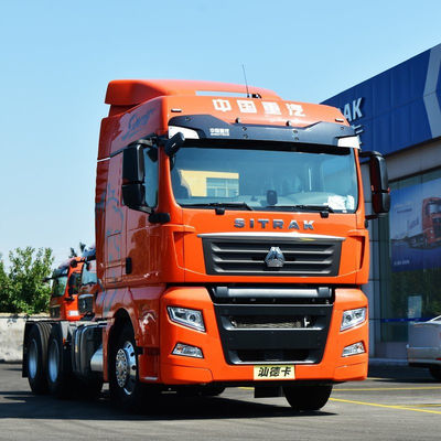 좋은 가격 왼쪽 스티어링 2024 시노트럭 시트랙 4x2 유로 5 디젤 460hp 자동 변속기 0km 중고용 트랙터 트럭 온라인으로