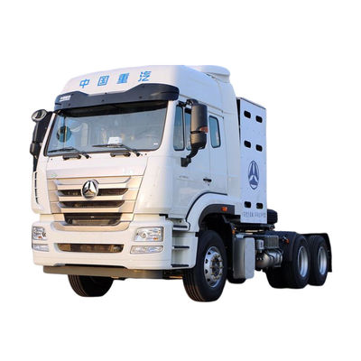좋은 가격 430HP 6X4 HOWO CNG/LNG 트랙터 트럭 가스 트랙터 헤드 포트 운송 ABS 안티블록 브레이킹 시스템 보호 온라인으로