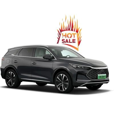 좋은 가격 2023 BYD Tang Ton DM-p 전기차에서 215km 범위의 빨간색-검은 7석 PHEV 온라인으로